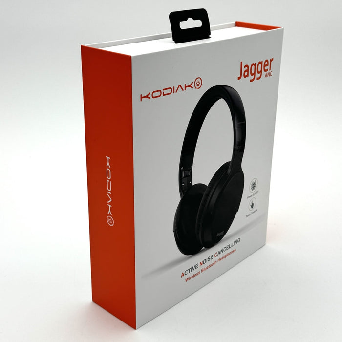 Headphones Kodiak Noise Cancelling KO-BTK-DJ1-BLK Jagger Active Wireless Bluetooth