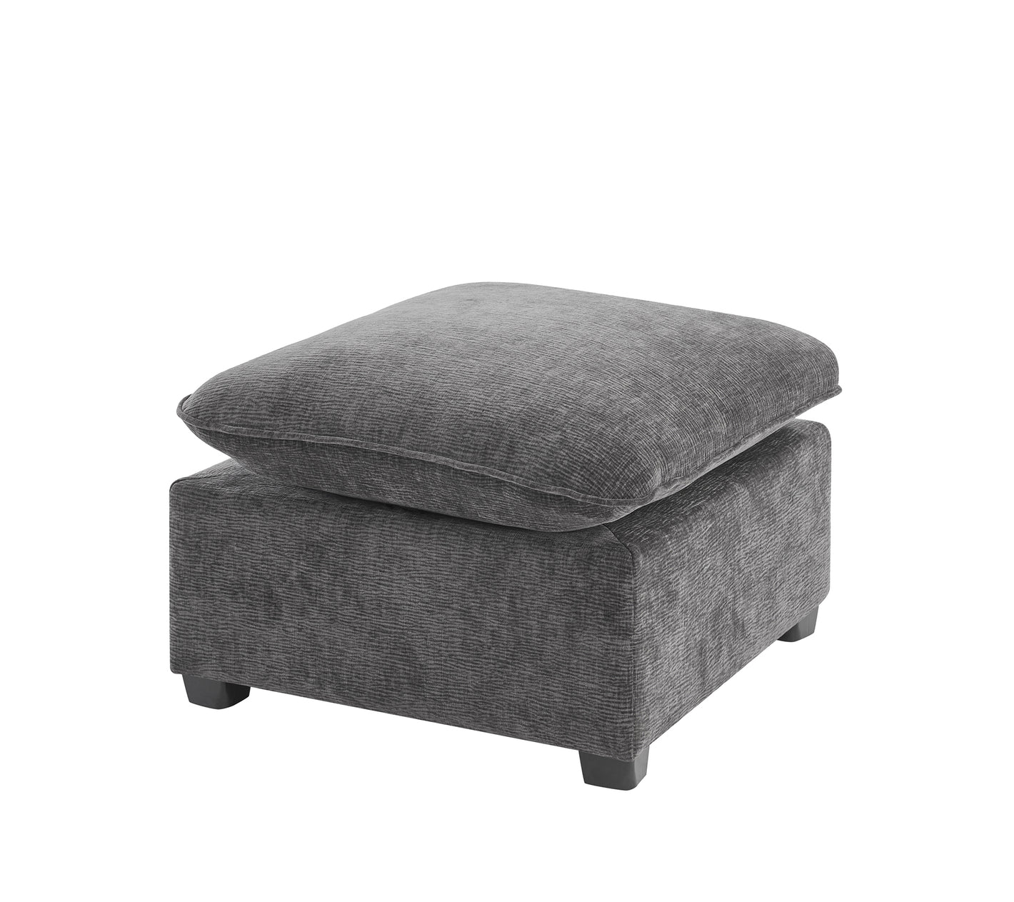 26*26' Ottoman Module for Modular Sectional Sofa,Wide Seat,Chenille,2 Colors