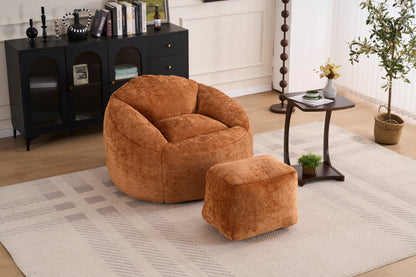 Foam Bean Bag Chairs for Adults/Teens with Filling,Bean Bag Lazy Sofa with Ultra Soft Chenille Cover, Bean Bag,Indoor & Outdoor