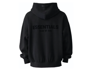 Fear of God Essentials Pull-Over Hoodie (SS22) (Black / Stretch Limo) by Phantom Marketplace