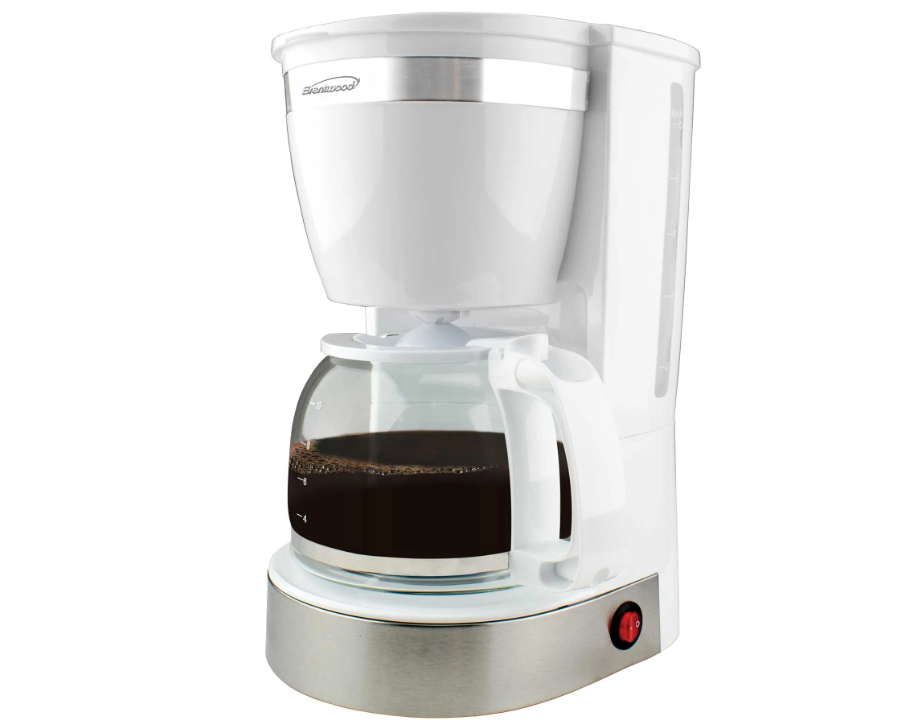 BRENTWOOD TS-215W 12-CUP COFFEE MAKER, WHITE