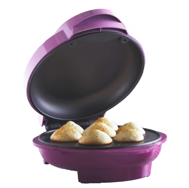 BRENTWOOD TS-252 NON-STICK 7 MINI CUPCAKE MAKER MACHINE, PINK